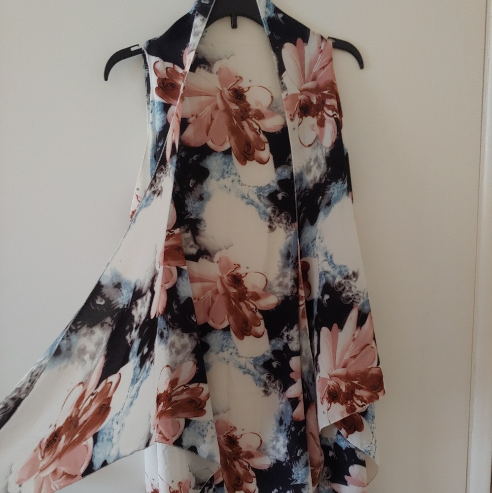 Sleeveless Poncho/Loose Vest/Tunic